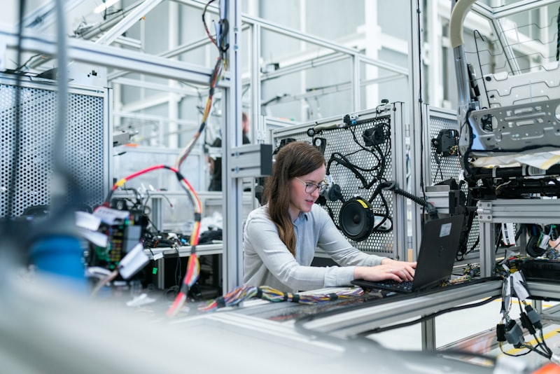 Industrial and operational facility interior